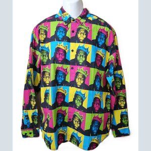 Vintage 1990s Brooklyn Mint LLC Notorious B.I.G. Shirt Men's OVERSIZED MEDIUM